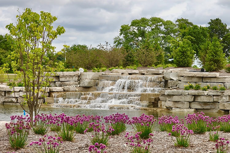 waterfall features